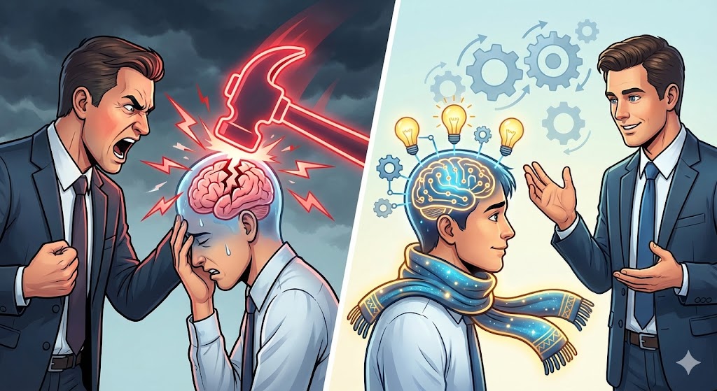 「良かれと思って」のダメ出しが部下を潰す。脳が「説教」を「物理的な暴力」と同じ痛みとして処理する理由と、人を動かす「SCARF（スカーフ）モデル」